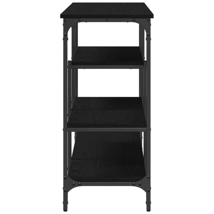 Konsolbord Svart Ek 100 X 35 X 75 Cm
